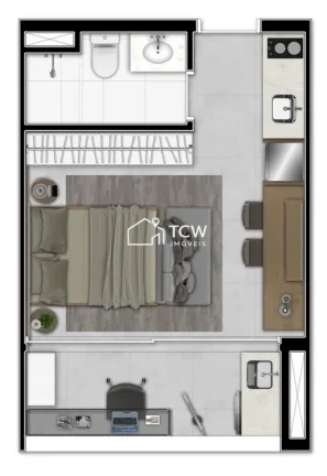 Imagem Apartamento Studio 26m2