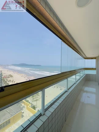 Imagem Apartamento 03 suites, alto padrão, 02 vagas de garagem privativas 156 m2 de frente para o mar, área total 233 m2 e vista total para o mar,
