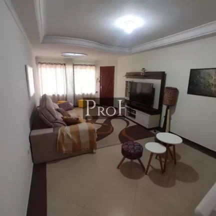 Imagem Sobrado com 3 Quartos para Alugar, 128 m² em Jardim - Santo André