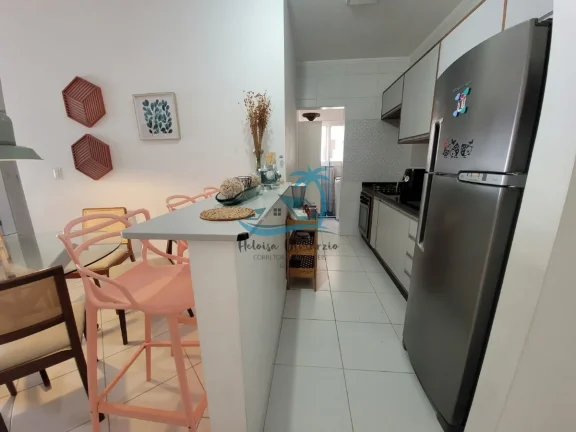 Imagem Apartamento mobiliado com 2 dormitórios e varanda gourmet a venda a 400 metros da orla de Itaguá em Ubatuba.