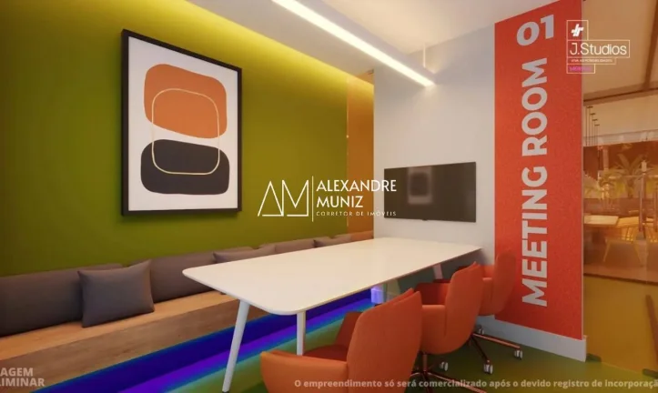 Imagem J. STUDIOS, LANÇAMENTO NO MEIRELES,
Studios de 25m² e 36m².