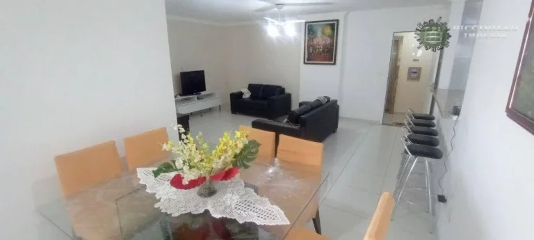 Imagem Apartamento com 3 dormitórios à venda, 121 m² por R$ 1.100.000,00 - Aviação - Praia Grande/SP