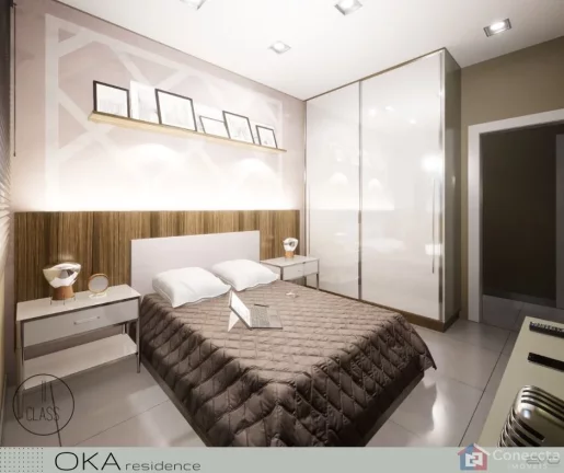Imagem Título SEO: Apartamento 3 Suítes à Venda no Centro – 108m², 2 Vagas, Novo, R$770 mil