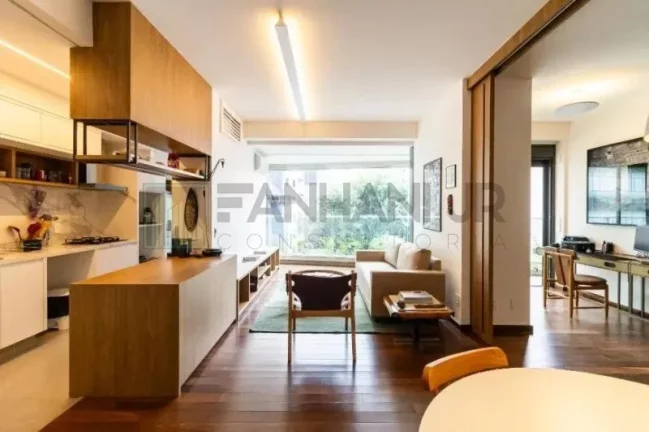 Imagem Apartamento de Luxo com 2 Quartos e 2 Suítes no Jardins, São Paulo - 97m², 2 Salas, 3 Banheiros e 1 Vaga de Garagem!