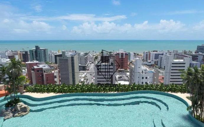 Imagem Apartamentos com varanda gourmet a 200m da praia de Cabo Branco - AP2680.