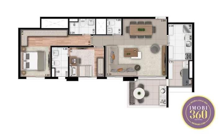 Imagem MONDO ANALIA FRANCO - APTOS DE 88 A 115 MTS, PRONTO - NOVO (20% DE ENTRADA)!