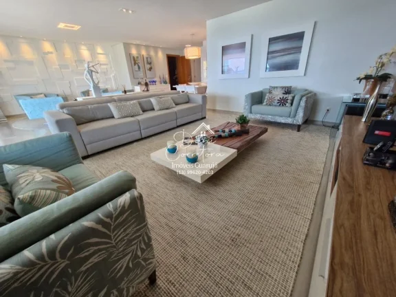 Imagem Apartamento frente mar reformado com varanda gourmet e lazer, Enseada.