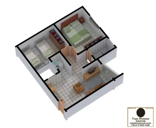 Imagem Apartamentos Financiados de 2 dormitórios com suíte
