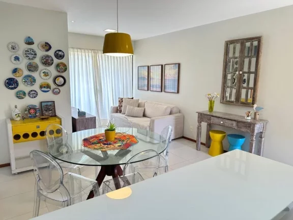 Imagem A 5ª Avenida Imóveis selecionou esse belíssimo apartamento 3/4, suite, porteira fechada no Condomínio Quinta Das Lagoas Reserva, Itacimirim: 970 mil