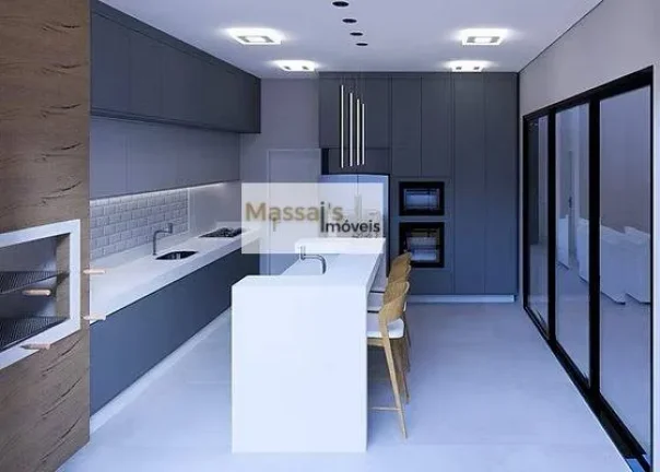 Imagem Casa de condomínio à venda, no Residencial Club Santorini - Paulínia, em Paulínia, Parque Brasil 500, com 3 quartos, 191,86m2