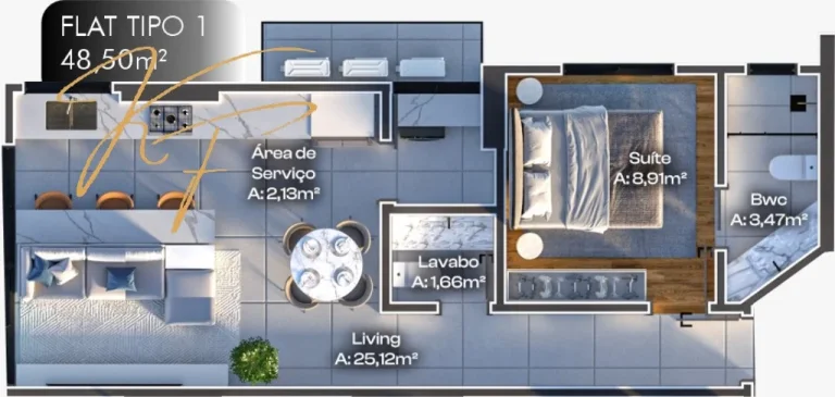 Imagem Apartamento à venda em Itapema-SC, Meia Praia: 1 quarto, 1 suíte, 1 vaga, 0,71m² área. Venha conferir!
