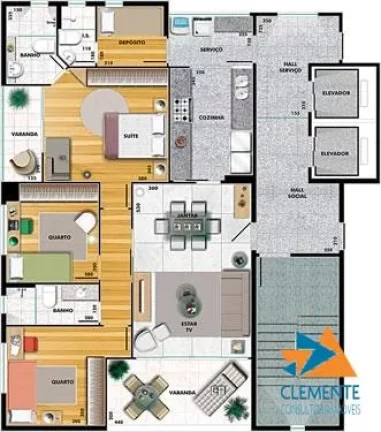 Imagem APARTAMENTO DE 3 QTOS B. STO. AGOSTINHO PRÓX. A CEMIG