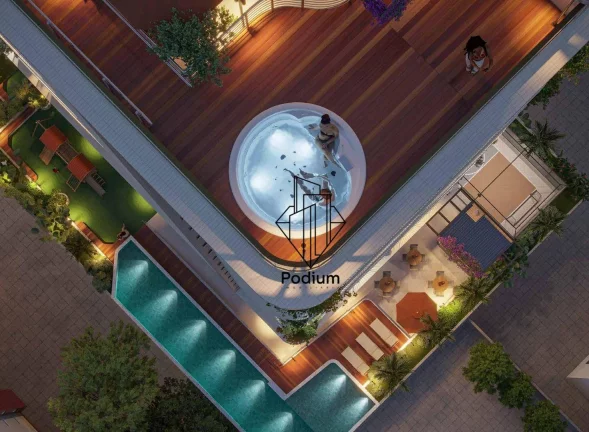 Imagem Apartamentos localizados entre o Parque Parahyba I e a praia do Jardim Oceania -