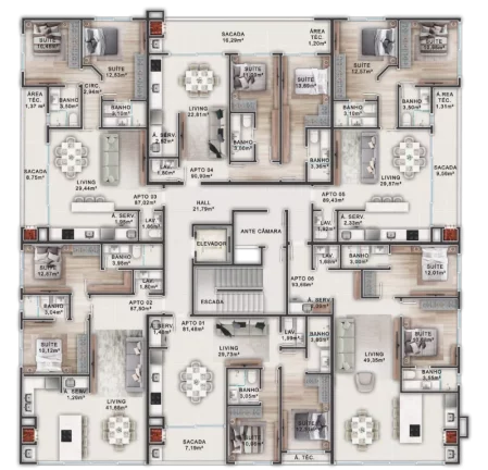 Imagem Bombas Home Club - Apartamento à venda no bairro Bombas - Bombinhas/SC