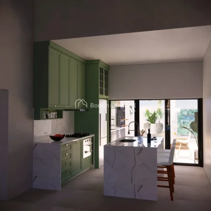 Imagem Casa à venda em condomínio, Nova Odessa, térrea, em construção,3 suites,lavabo,uma suíte com c...