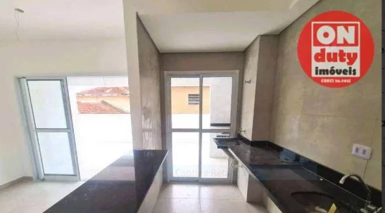 Imagem Lindo Apartamento novo Garden com 2 quartos à venda, 79 m² por R$ 570.000 - Marapé - Santos/SP