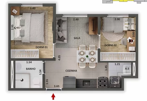 Imagem APARTAMENTO RESIDENCIAL em São Paulo - SP, Chácara Santo Antônio (Zona Sul)