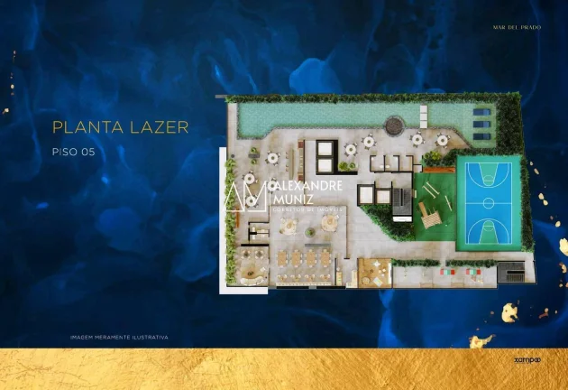 Imagem Mar Del Prado, apartamentos de luxo na Beira Mar de Fortaleza-CE. 4 suítes.
