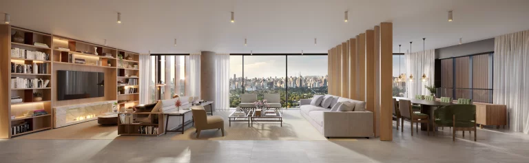 Imagem Apartamento com 183m, 3 suítes, 3 vagas, varanda vista panorâmica, hall privativo, Piscina aquecida.