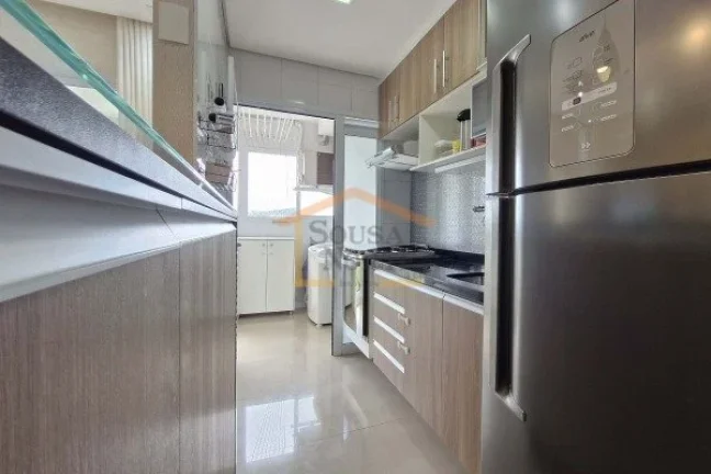 Imagem Apartamento com 60 m² de área privativa, distribuídos em 2 dormitórios, sendo 1 suíte, sala int...