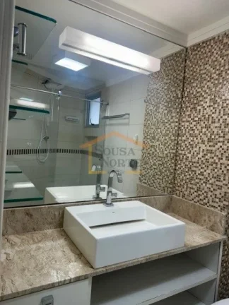 Imagem Apartamento de 68m² com 3 dormitórios, sendo 1 utilizado como escritório, 2 banheiros, sala dois ...