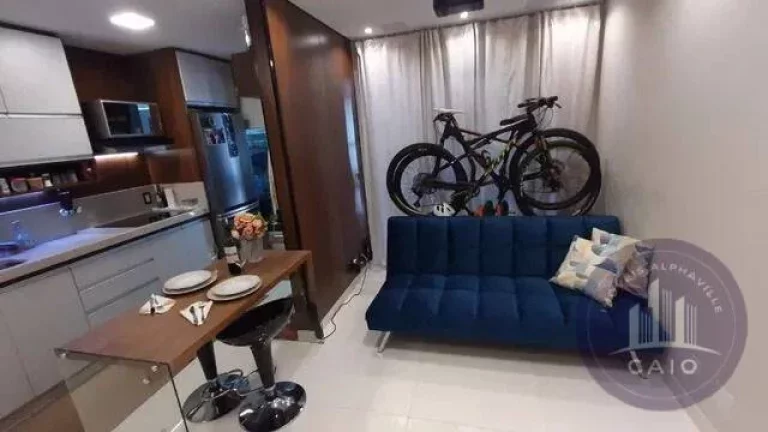 Imagem Apartamento mobiliado à venda, 50 m² por R$ 655.000,00 - Alphaville/SP