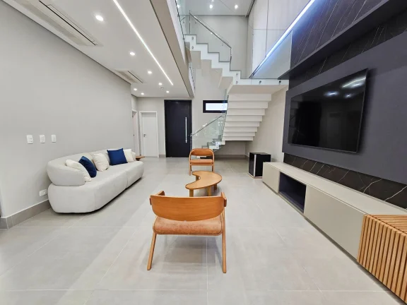 Imagem Casa de Luxo à Venda na Riviera de São Lourenço - Módulo 16: 5 Suítes, 3 Salas, 4 Vagas de Garagem e Piscina!