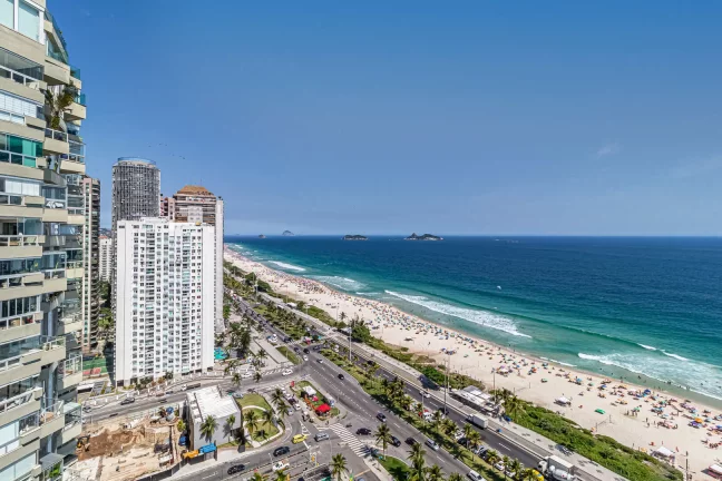Imagem VISTA PANORÂMICA - Apartamento à venda com 4 dormitórios - 386m² - R$ 6.200.000,00 - Barra da Tijuca
