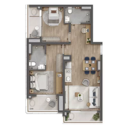 Imagem APARTAMENTO RESIDENCIAL em São Paulo - SP, Jardim América