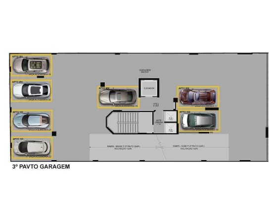 Imagem Lançamento Residencial Gabriella Almeida em Construção composto por 2 ou 3 quartos à venda na Praia do Morro, Guarapari-ES