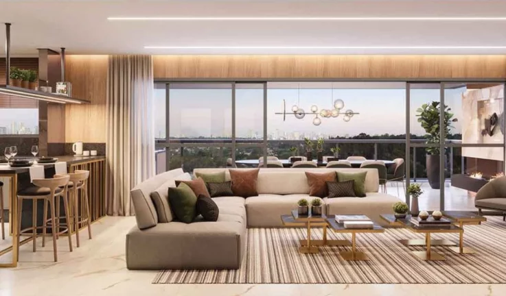 Imagem Apartamento com 4 quartos em Brooklin São Paulo SP, apartment in São Paulo Brazil, apaprtamento 4 suítes em Santo Amaro São Paulo, apartamento de luxo