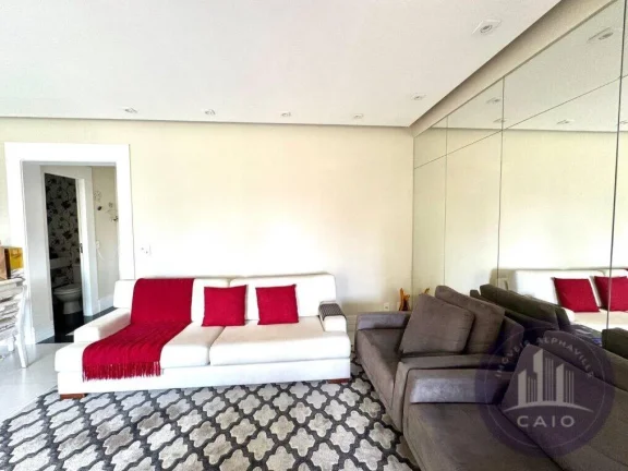 Imagem Apartamento 122m², 2 dormitórios aluguel por R$ 11.000/mês- Alphaville/SP