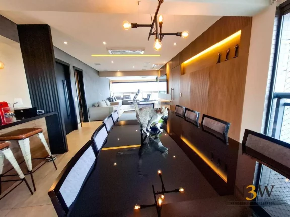 Imagem Apartamento totalmente mobiliado à venda na Vila Leopoldina São Paulo SP com 3 dormitórios, 2 suítes, 3 vagas de garagem e 153m² no Cond. Le Havre.
