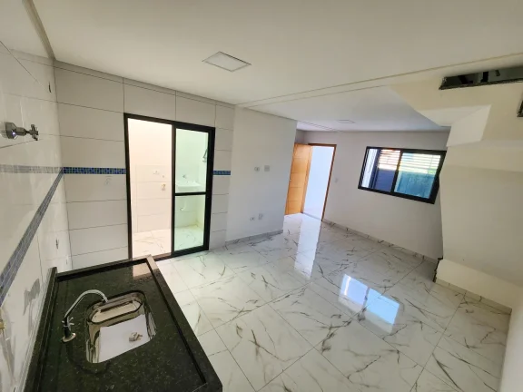 Imagem Casa para Venda em Santo André, Jardim Santo Alberto, 2 dormitórios, 2 suítes, 2 banheiros, 1 vaga
