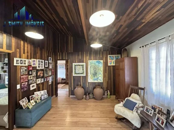 Imagem Casa Rústica, Mista alvenaria/madeira de lei, 3 dorms/1ste, gourmet