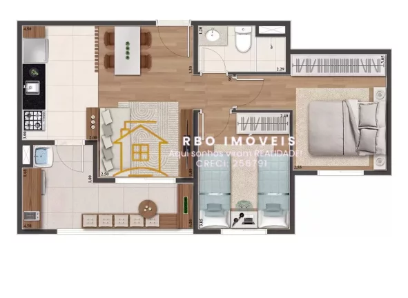 Imagem Lançamento Serenne Residencial | 1 e 2 Dormitórios | 1 ou 2 vagas na Aldeia de Barueri