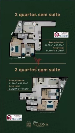 Imagem Apartamentos à venda em Florianópolis SC no Villa Verona Residencial*