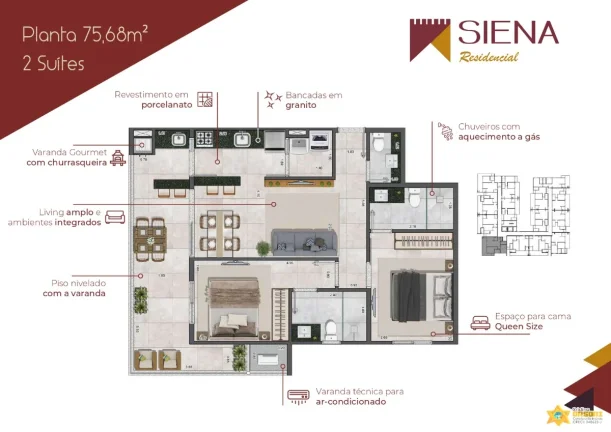 Imagem EXCELENTE OPORTUNIDADE NA PLANTA APARTAMENTO EM UBATUBA - SIENA UBATUBA