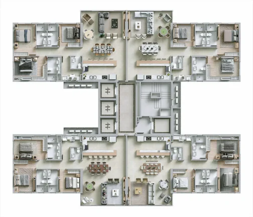 Imagem Apartamento 4 Dormitórios para venda em Balneário Camboriú - SC