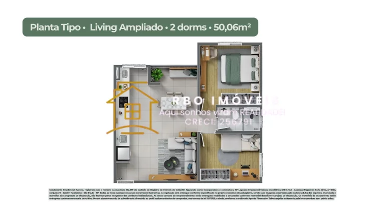 Imagem Residencial Rafael Cotia (Roselândia) – Apartamentos à Venda no Lageado | RBO Imóveis
