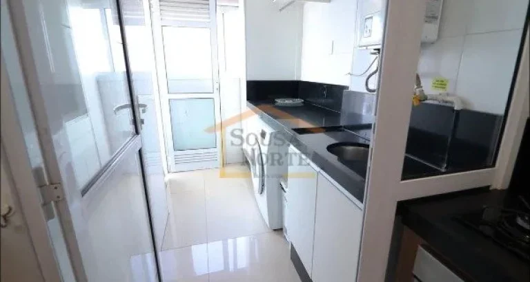 Imagem Apartamento de 105m², com 3 dormitórios, sendo 1 suite, sala integrada à cozinha e varanda gourme...