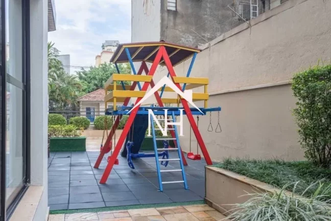 Imagem Apartamento de 41m com 1 dormitório e varanda, Piscina, Churrasqueira, Salão de Festas, Playground, Academia, Coworking.