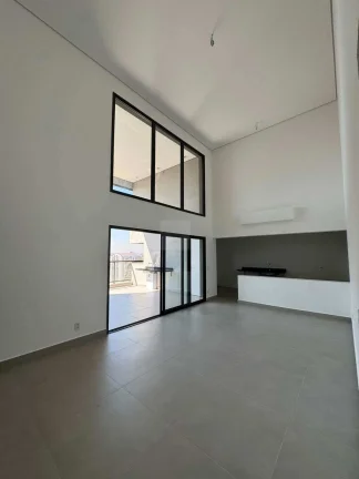 Imagem Hype-Apartamento de luxo à venda em Ribeirão Preto, Jardim Botânico, com 3 quartos, 156m2, sala com pé direito duplo, andar alto frente.
