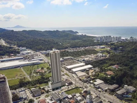 Imagem Apartamento com 2 dormitórios sendo 1 suíte e 1 vaga de garagem na Praia Brava de Itajaí/SC