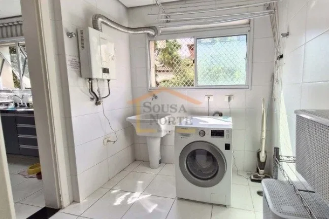 Imagem Apartamento com 116m², 3 dormitórios, sendo 1 suite, 3 banheiros, sendo 1 lavabo. Sala para dois a...