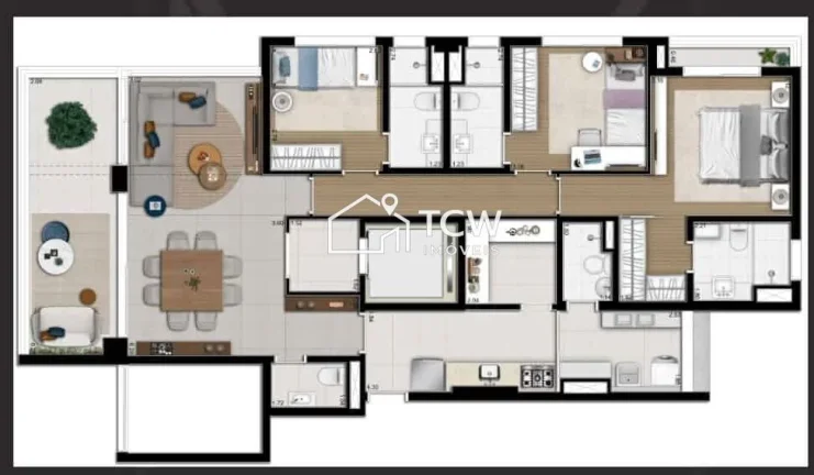 Imagem Apartamento à venda no bairro Jardins - São Paulo/SP, Zona Sul