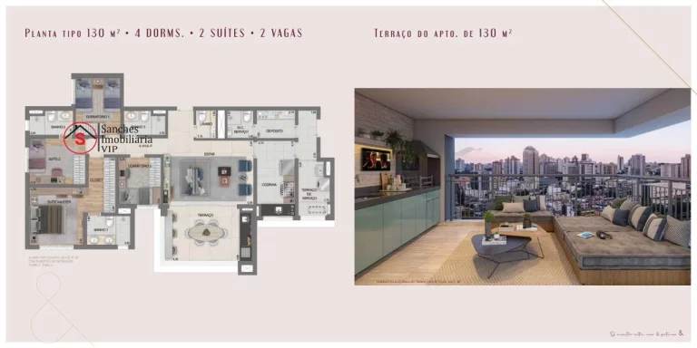 Imagem APARTAMENTO COM 3 DORMITÓRIOS NA MOOCA, 2 VAGAS DE GARAGEM + DEPÓSITO, 92 METROS, VARANDA COM CHURRASQUEIRA. APARTAMENTO COM 4 DORMITÓRIOS, 130 METROS