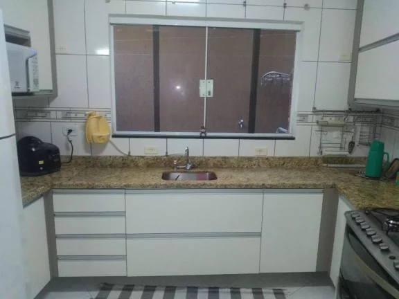 Imagem Sobrado com 3 dormitórios à venda, 140 m² por R$ 575.000,00 - Vila Camilópolis - Santo André/SP