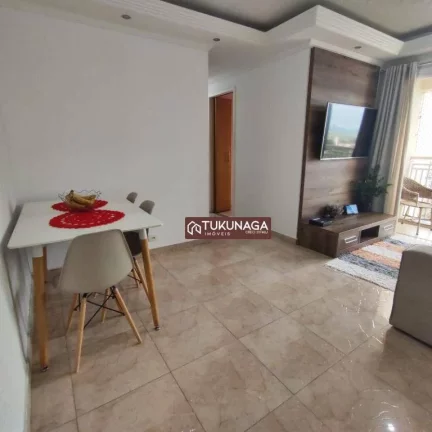 Imagem Apartamento com 3 quartos à venda, 62 m² por R$ 415.000 - Ponte Grande - Guarulhos/S