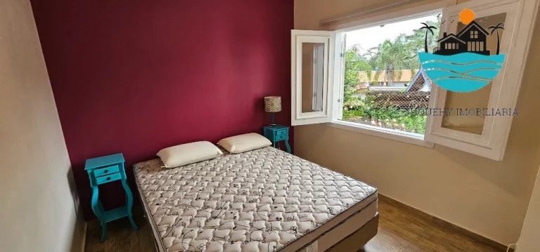 Imagem Alugar Casa anual em Juquehy em Condomínio Fechado - com 4 dormitórios, 2 suíte, 200m da praia - Acomodação máx. 10 pessoas | Juquehy Imobiliária
